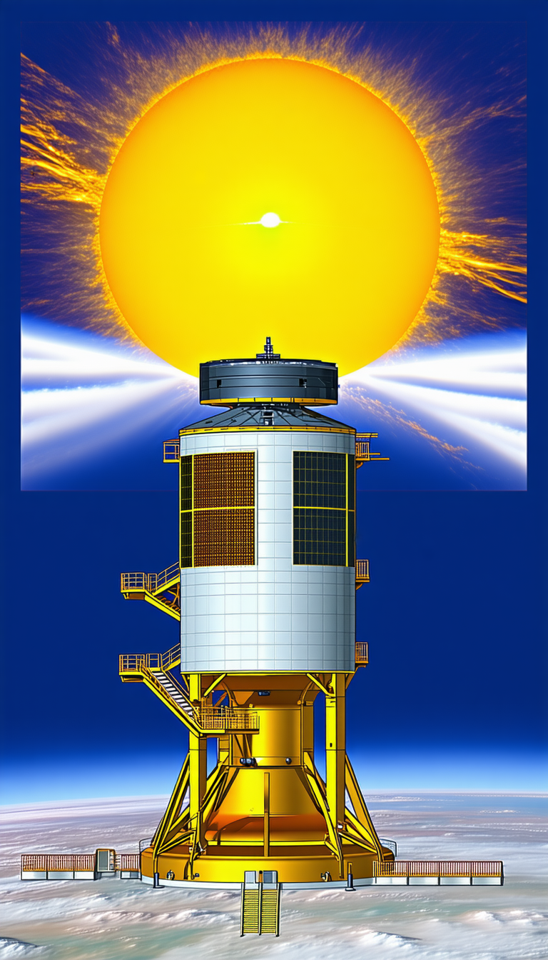 large yellow structure dome-shaped top