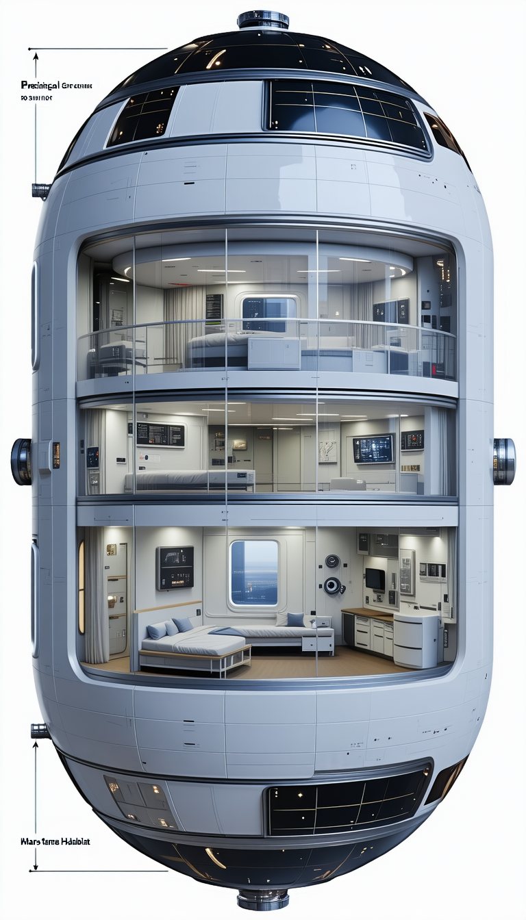 model futuristic space station