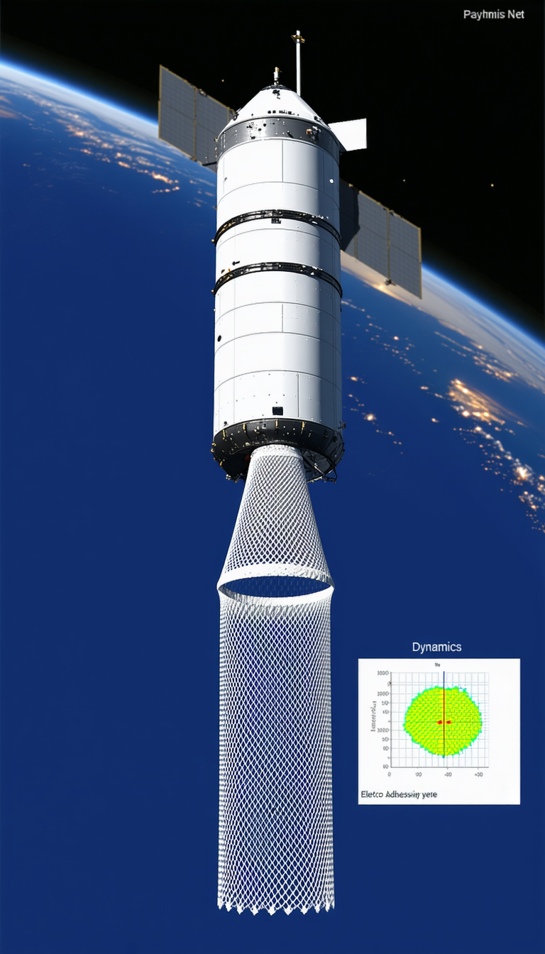 A Space Shuttle With A Large Dome On Top Of It, Flying Through The Sky