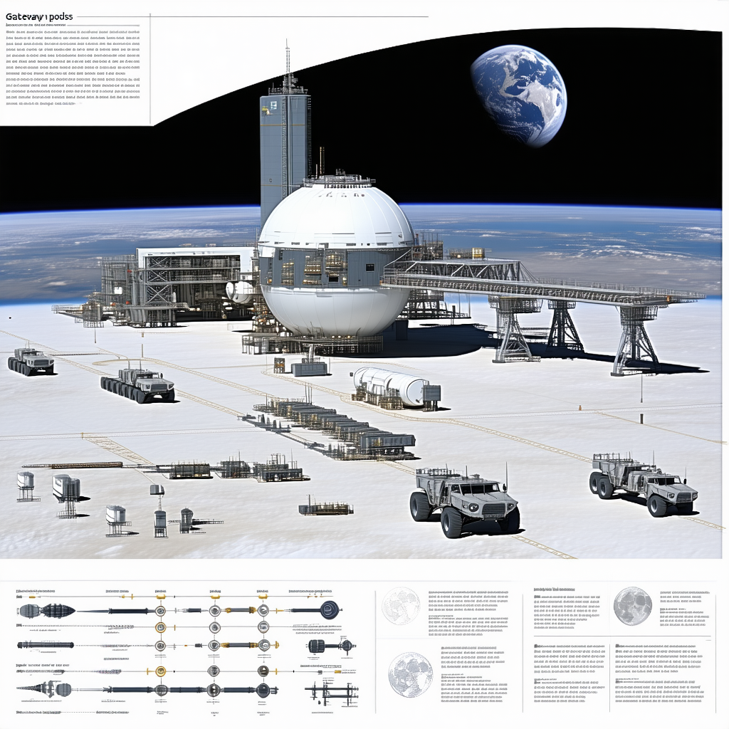 A Large White Dome Structure Is Situated On A Barren