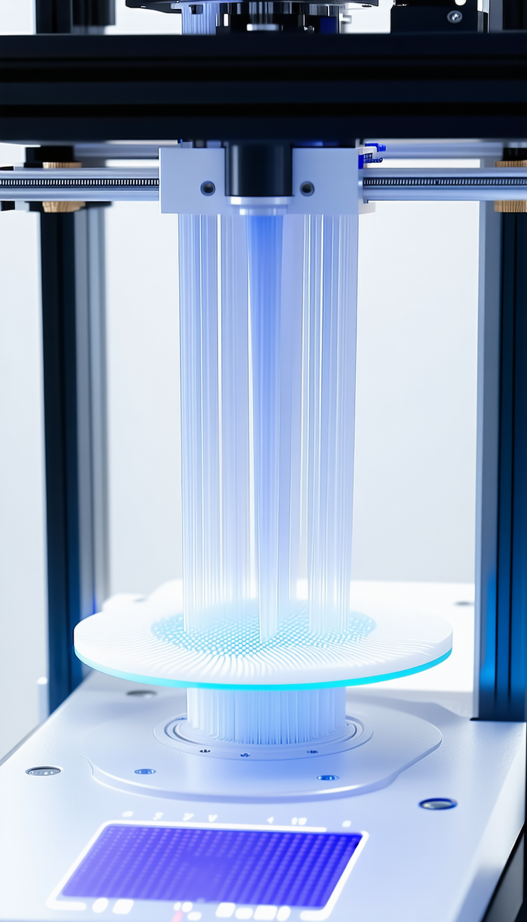 blue plastic object