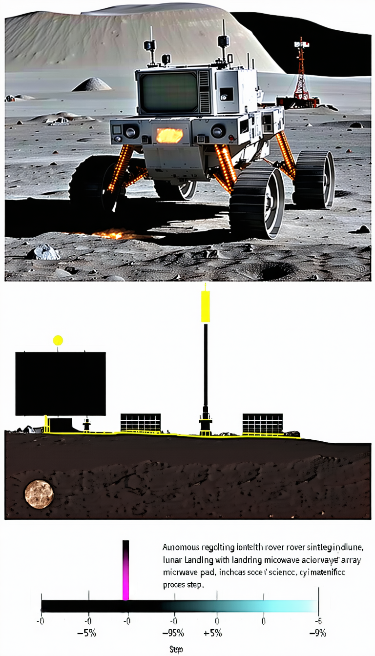 A Robotic Vehicle, Possibly A Rover, Driving On A Dirt Surface
