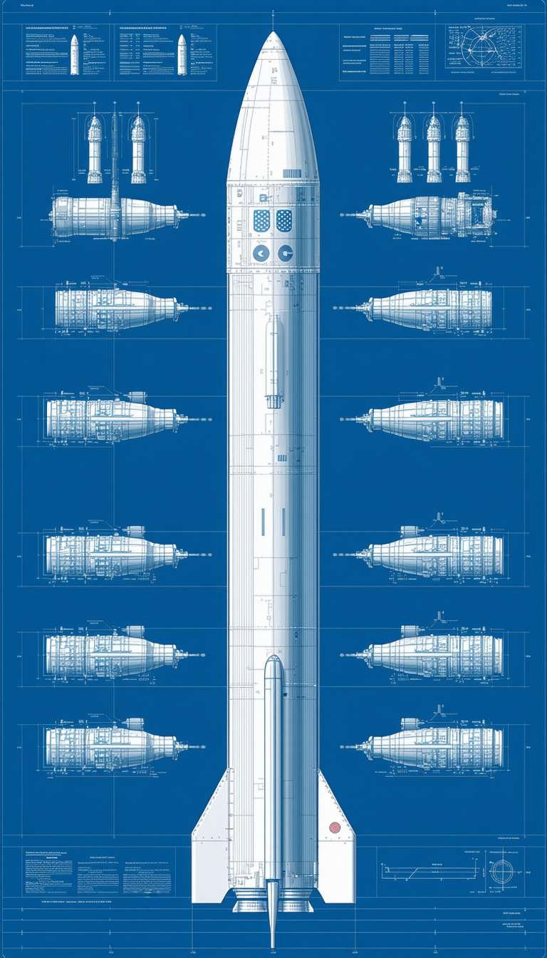 In This Image, There Are Several Different Types Of Spacecraft Displayed In A Blue Background