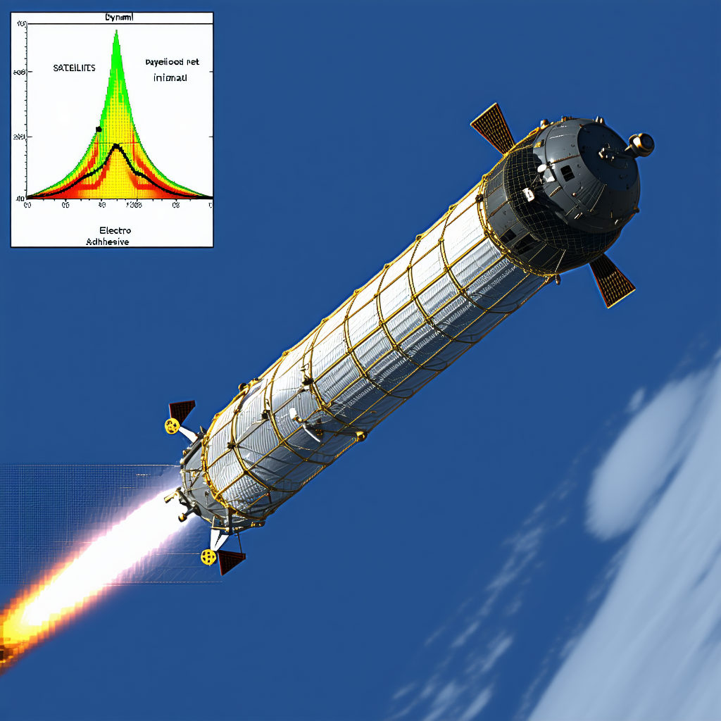 A Rocket Is Flying Through The Sky, Leaving A Trail Of Smoke Behind It