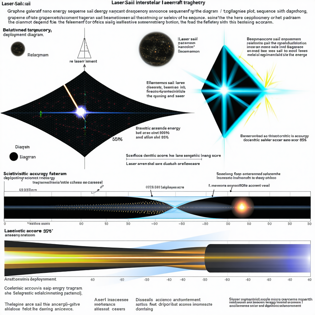 The Image Is A Diagram That Explains The Process Of Laser Sailing