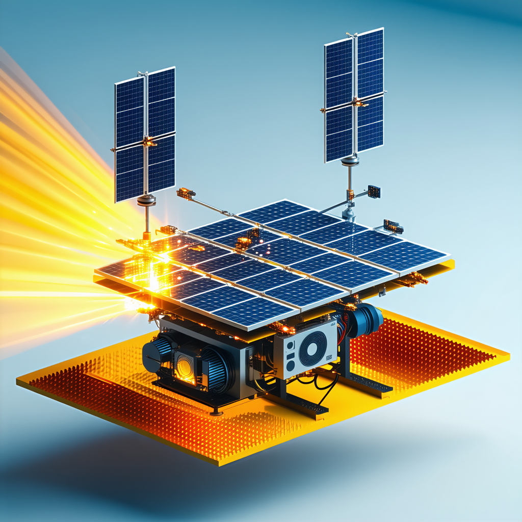 A Solar Panel With A Large Number Of Solar Cells