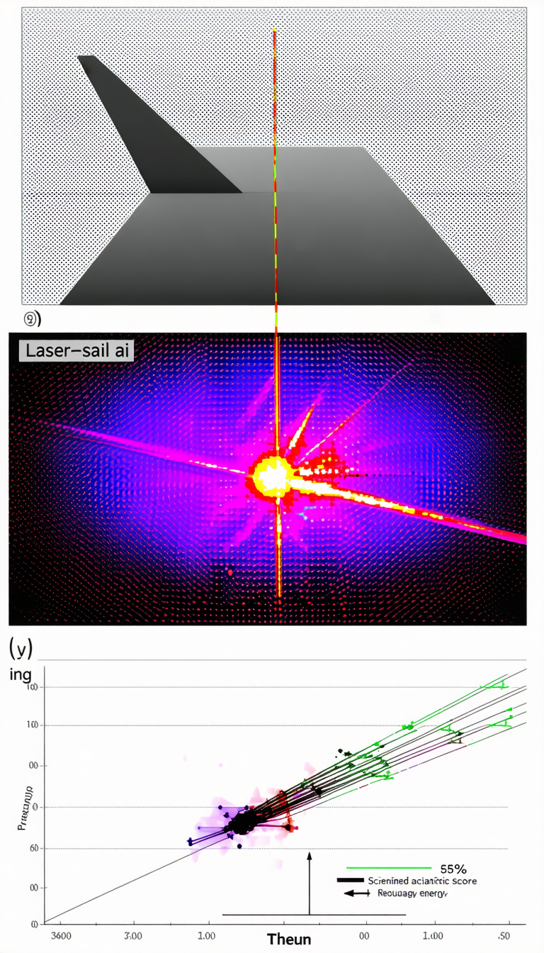 The Image Is A Graphic Representation Of A Laser Beam, Which Is Shown As A Red Line