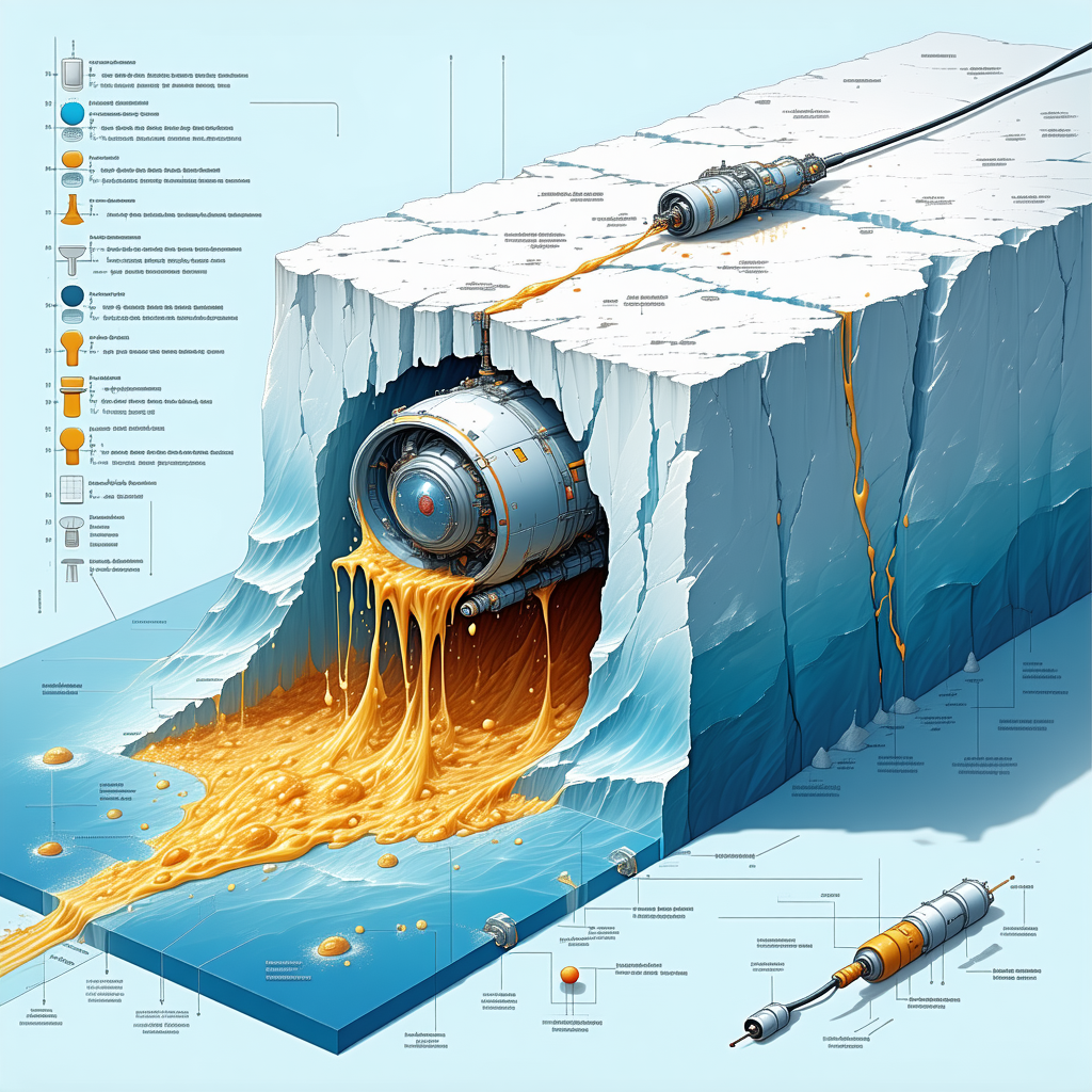 detailed illustration machine, possibly submarine