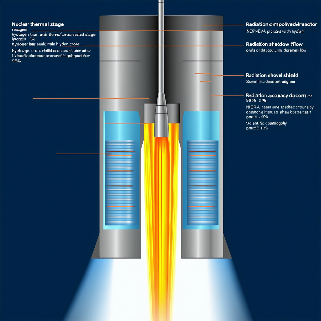 A Diagram Is Shown Of A Rocket Engine, With A Focus On The Nuclear Stage