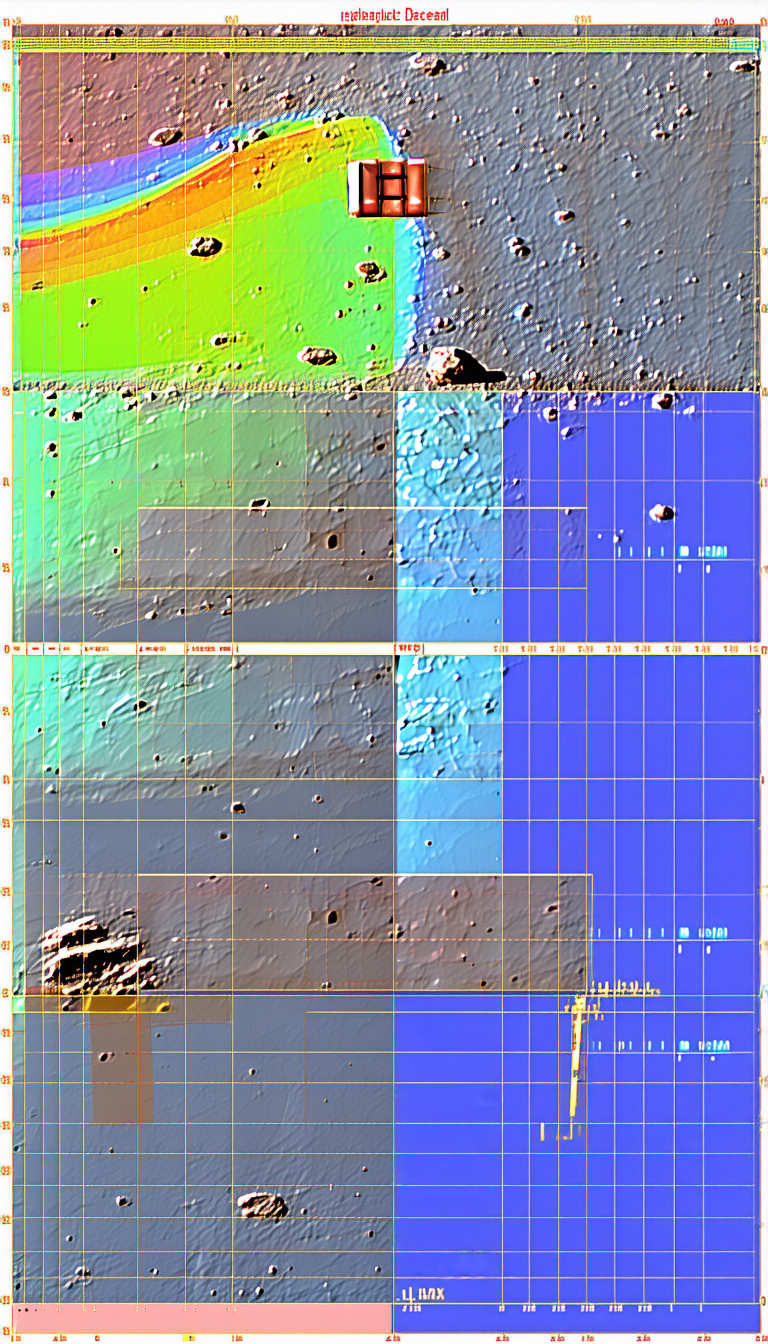 colorful, detailed planet, possibly Mars