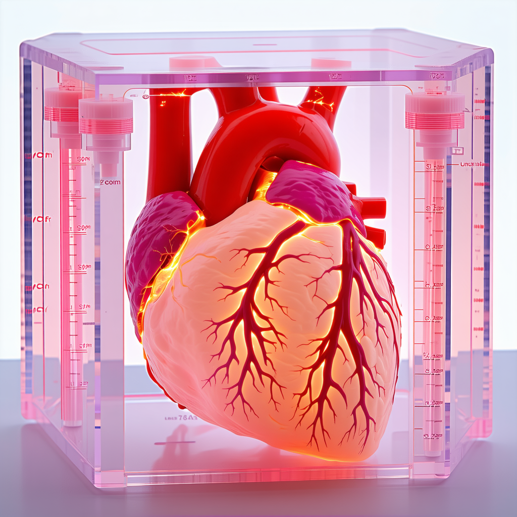 A Heart, Which Is The Central Focus Of The Scene