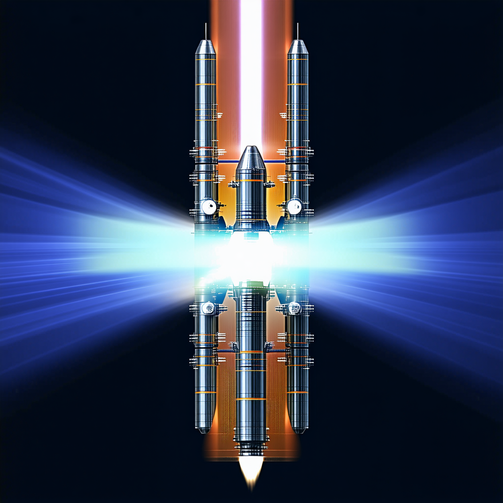 A Futuristic Spacecraft With A Long