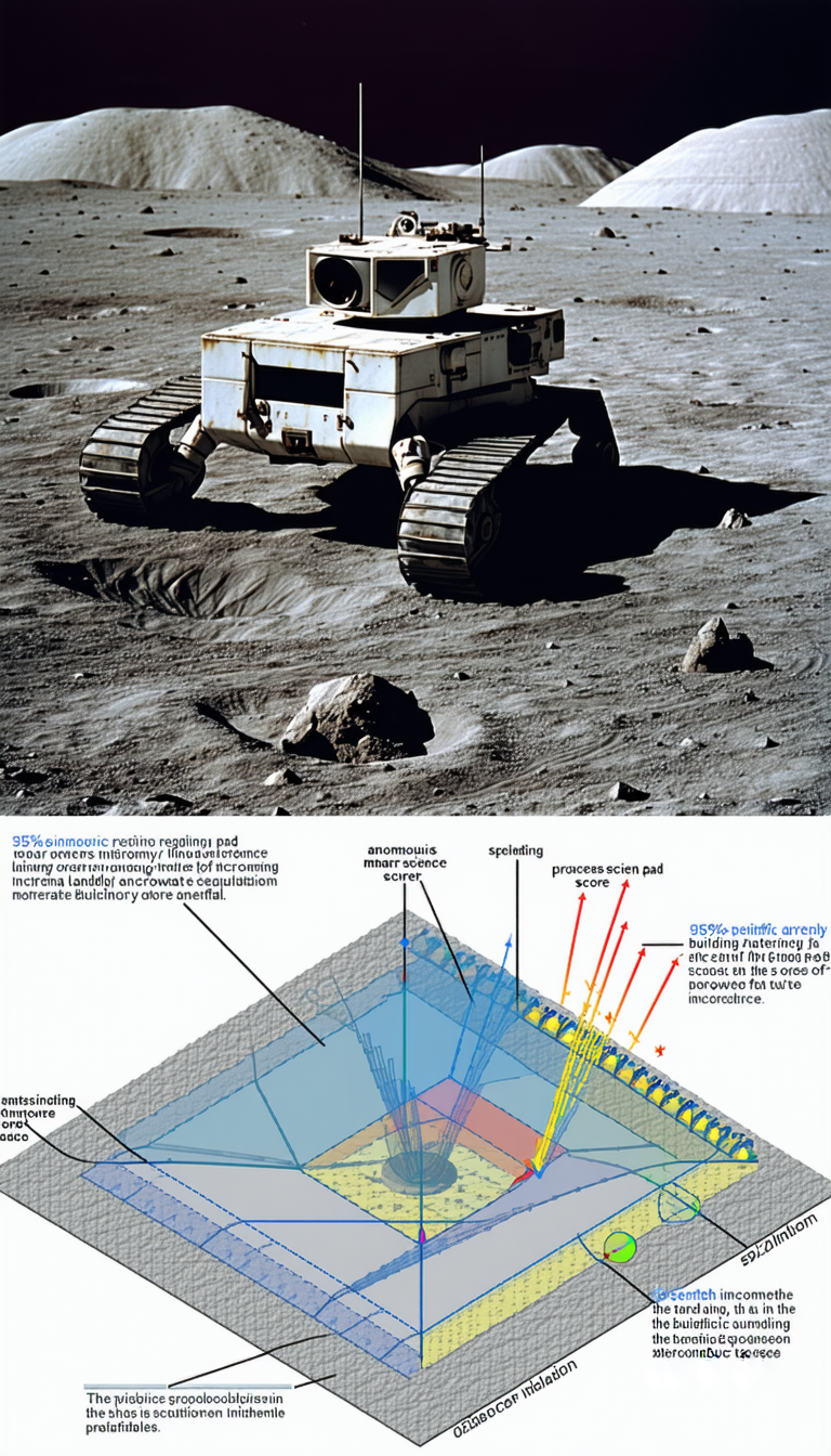 A White Robotic Vehicle, Possibly A Rover, On A Rocky Surface