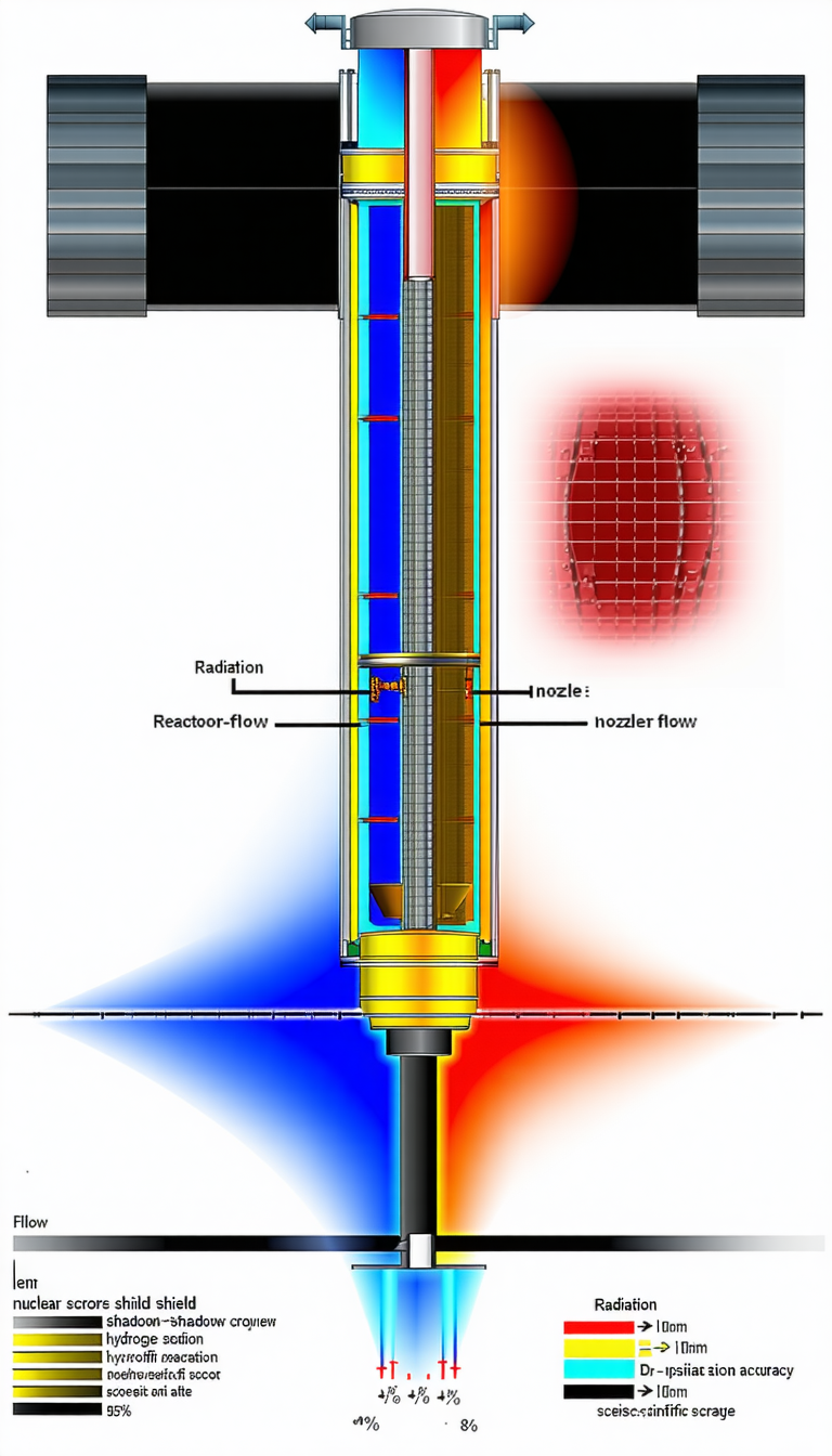 A Blue And Yellow Tube With A Red Circle In The Middle
