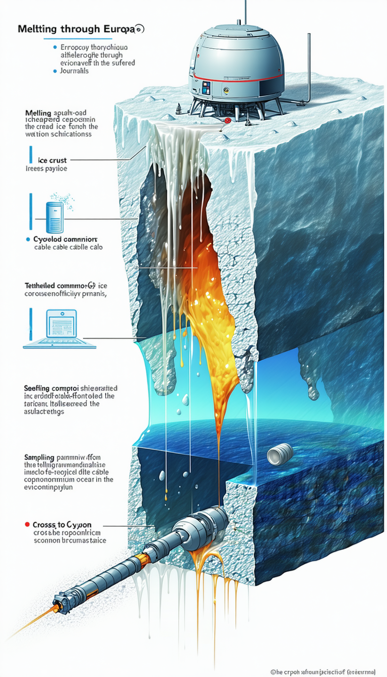 The Image Is A Diagram Showing The Process Of How Ice Melts