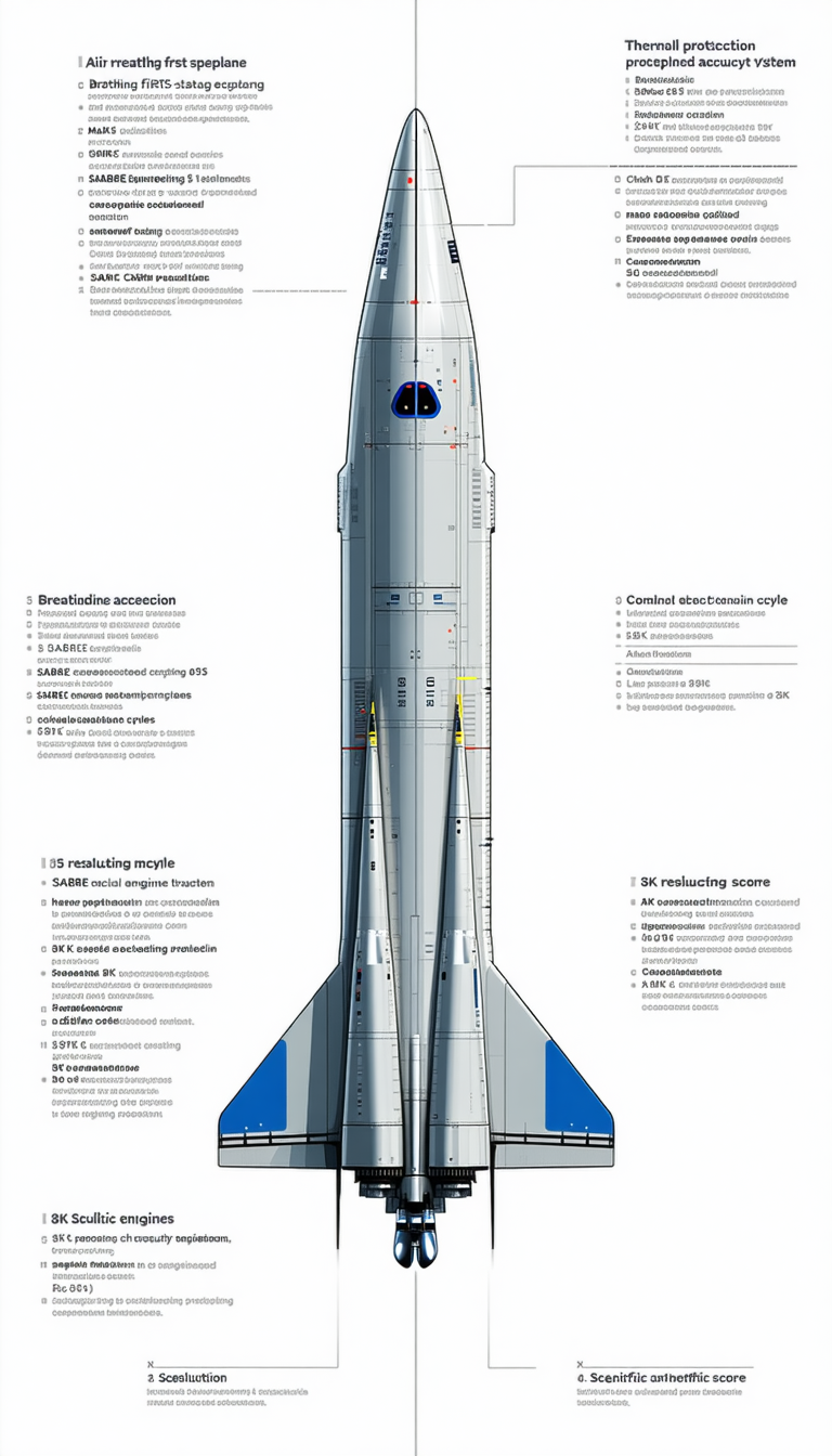 A Large Rocket Ship Is Shown In A Diagram, With Its Various Parts Labeled
