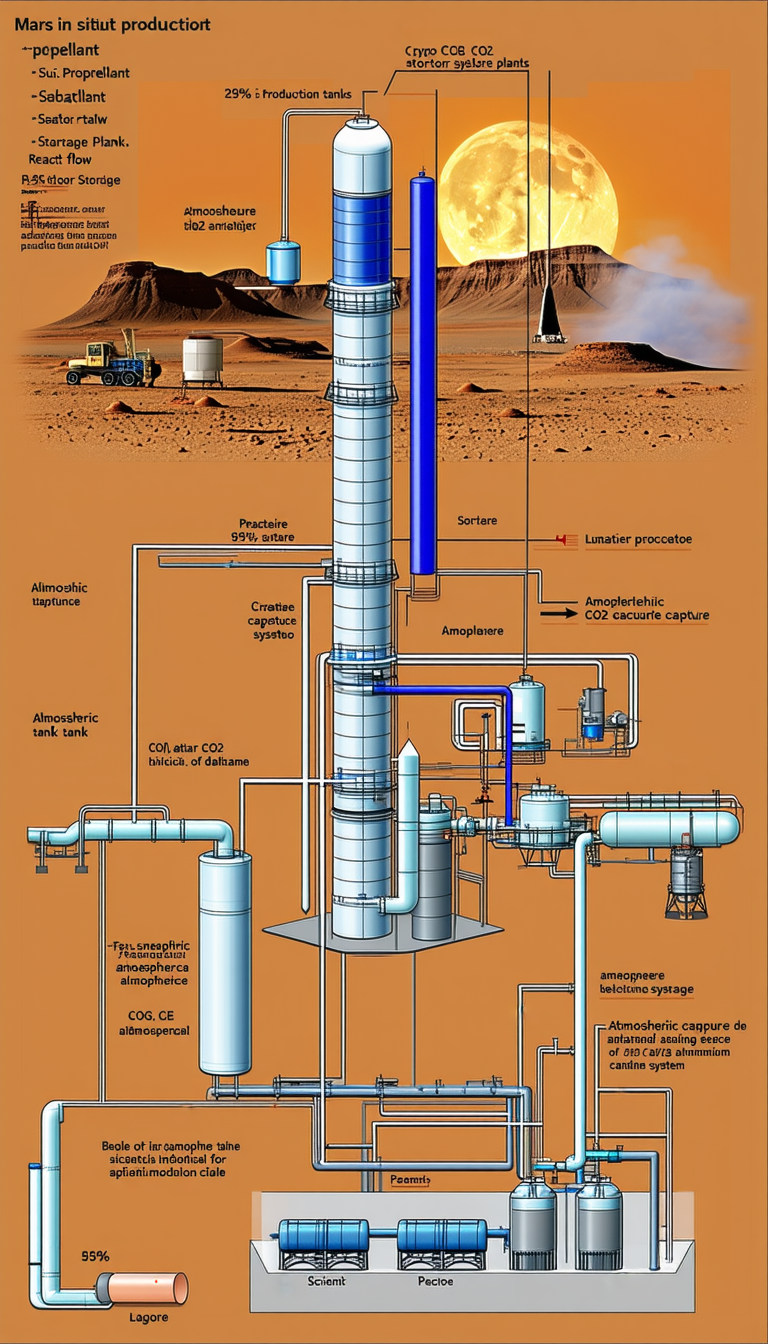 A Large Industrial Plant With A Tall Tower And A Series Of Pipes And Valves