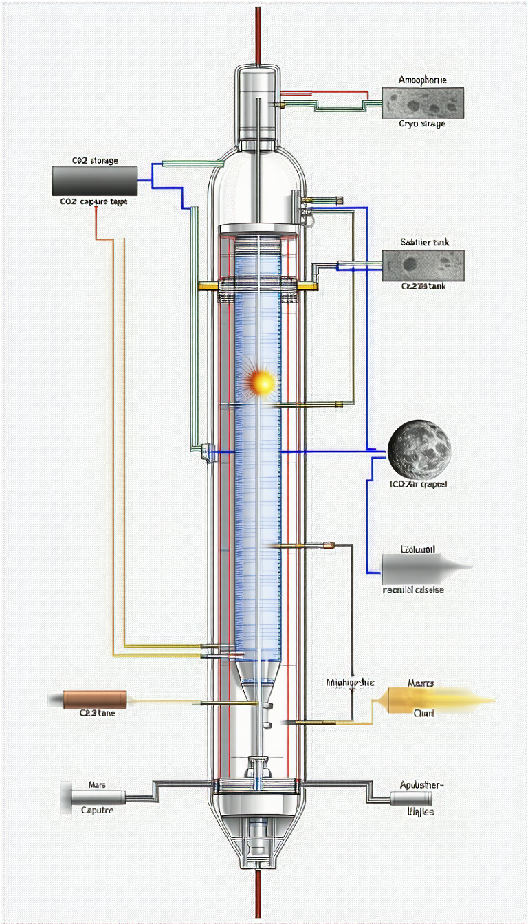 A Diagram Is Displayed Showing The Process Of A Rocket Engine