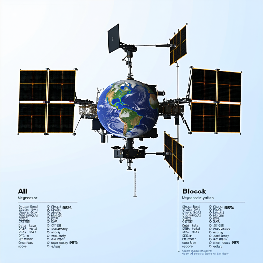 A Large Satellite Dish With A Globe Of The Earth At Its Center