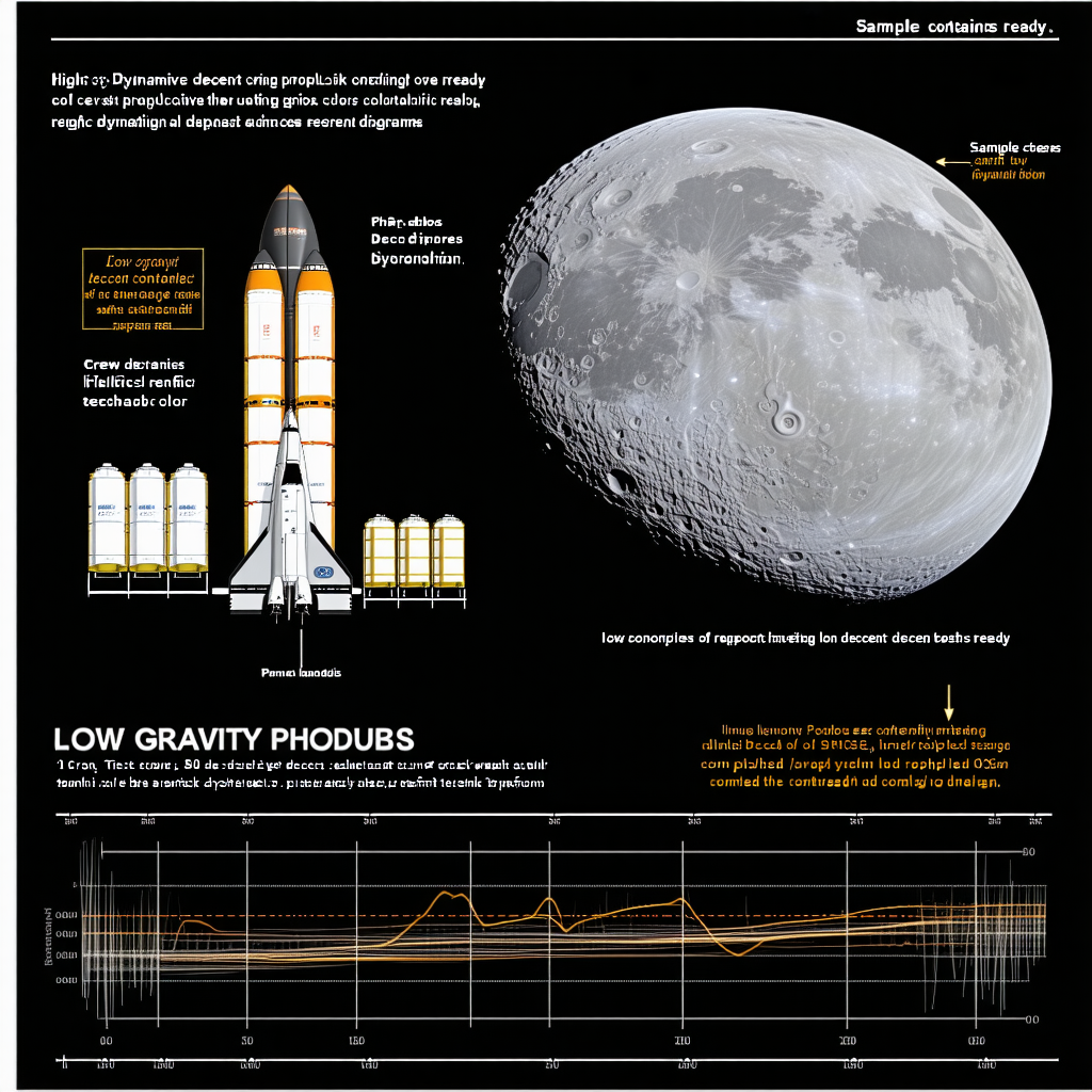 The Image Is A Black And White Diagram Of A Space Shuttle And A Moon