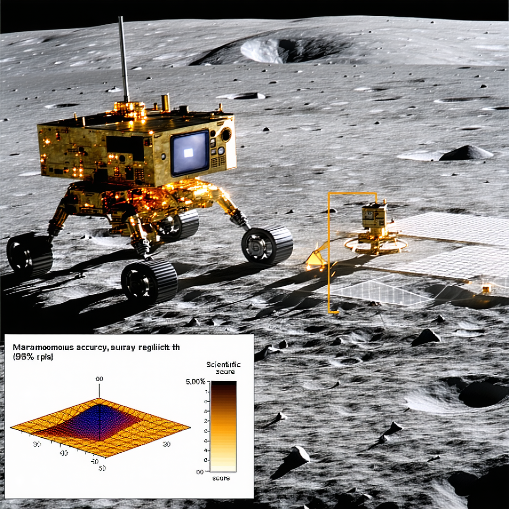 A Small Robotic Vehicle, Possibly A Rover, Driving Across A Rocky Surface