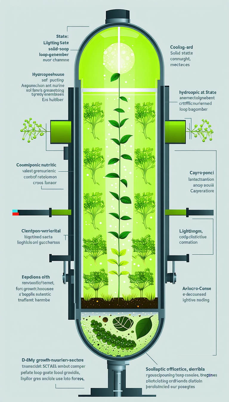 The Image Is A Diagram Showing The Process Of Growing Plants In A Hydroponic System