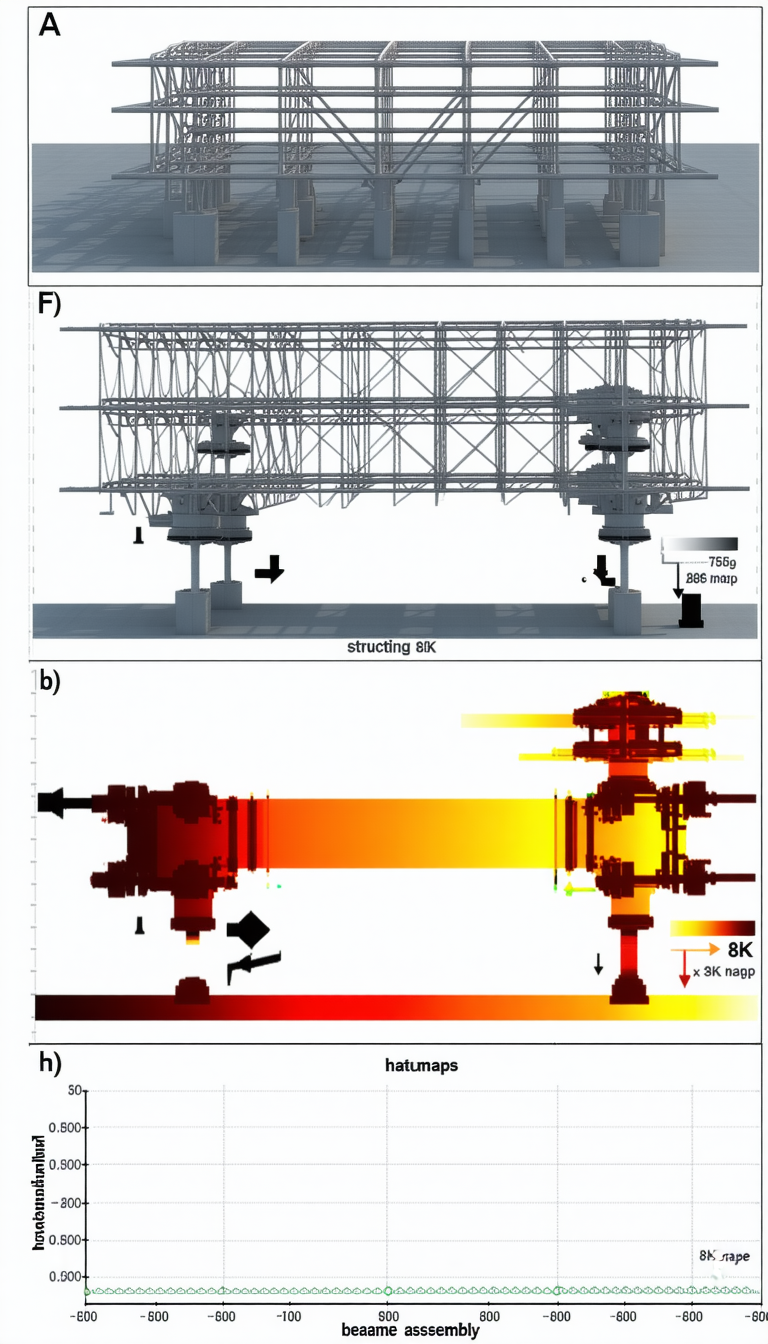 The Image Is A Diagram Showing The Structural Design Of A Building