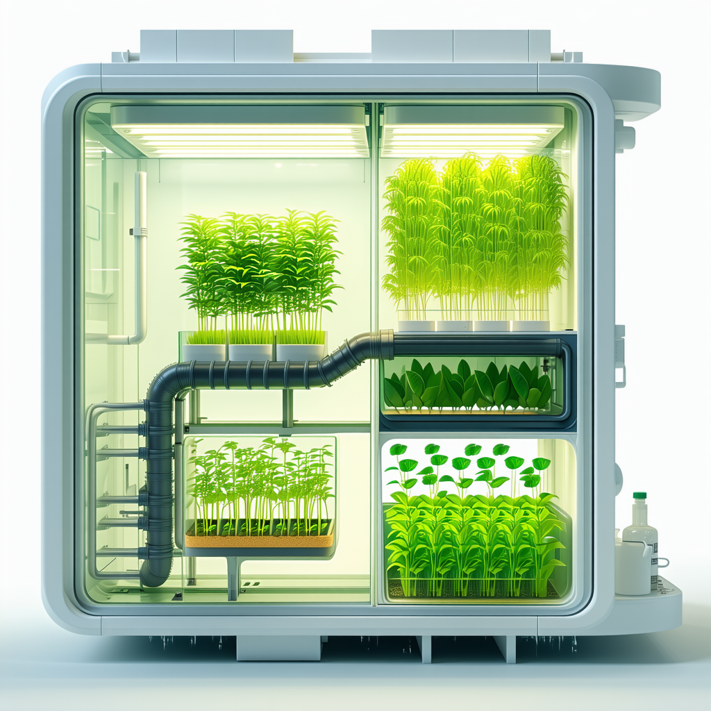 A Large, White, And Green Structure That Houses A Variety Of Plants