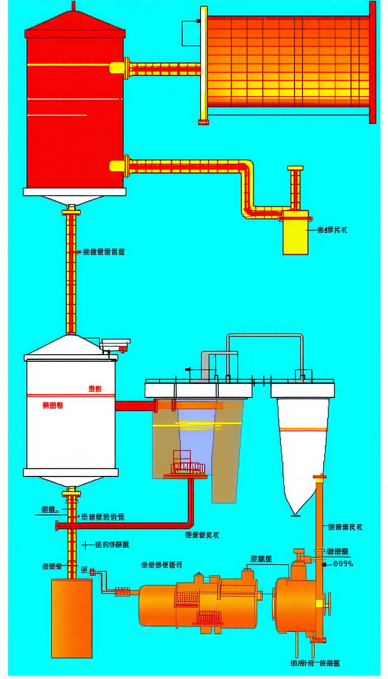 A Large Industrial Plant With A Variety Of Pipes And Equipment