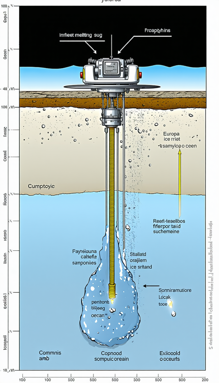 A Cross-section Of The Earth's Crust, With A Focus On The Ocean Floor