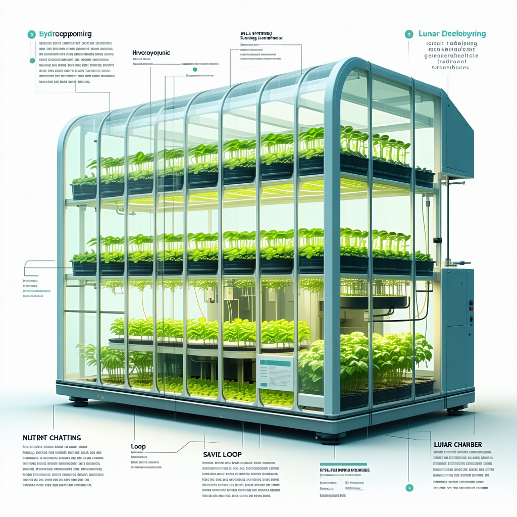 The Image Is A Detailed Diagram Of A Hydroponic Growing System