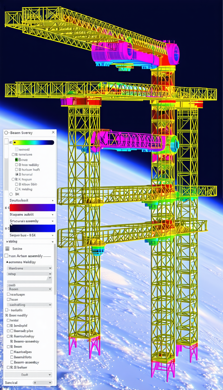 The Image Is A Computer-generated 3d Model Of A Large