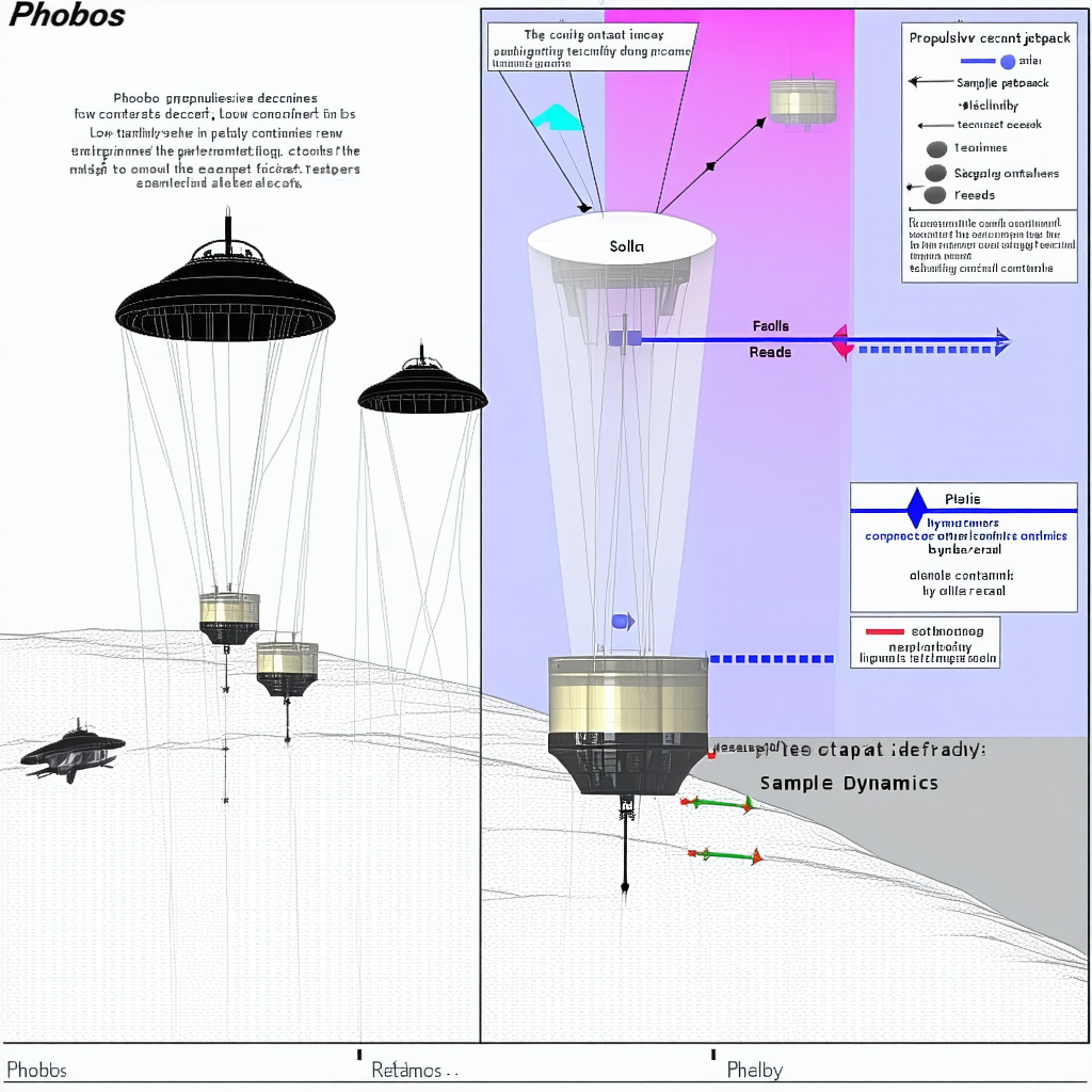 The Image Is A Diagram Showing The Different Stages Of A Spacecraft's Journey