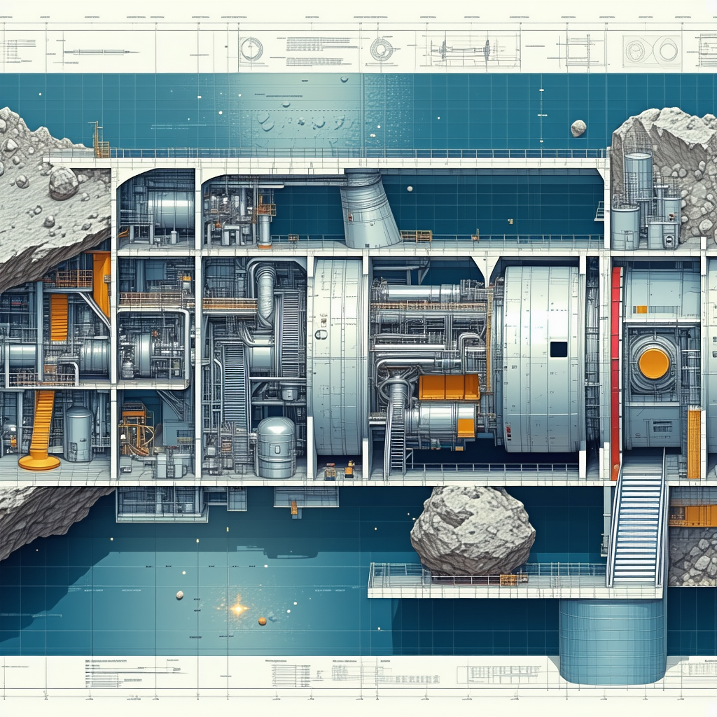 blueprint large spacecraft