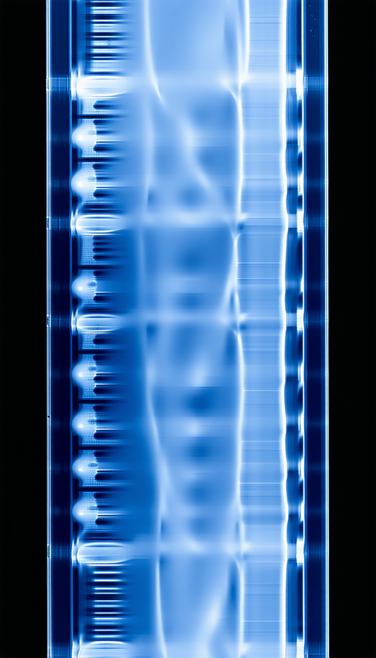The Image Is A Close-up Of A Blue Object, Possibly A Piece Of Art Or A Sculpture