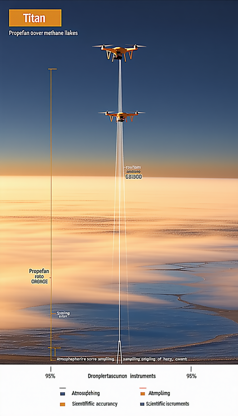 A Large Drone Flying High In The Sky, With A Long Beam Of Light Extending From It