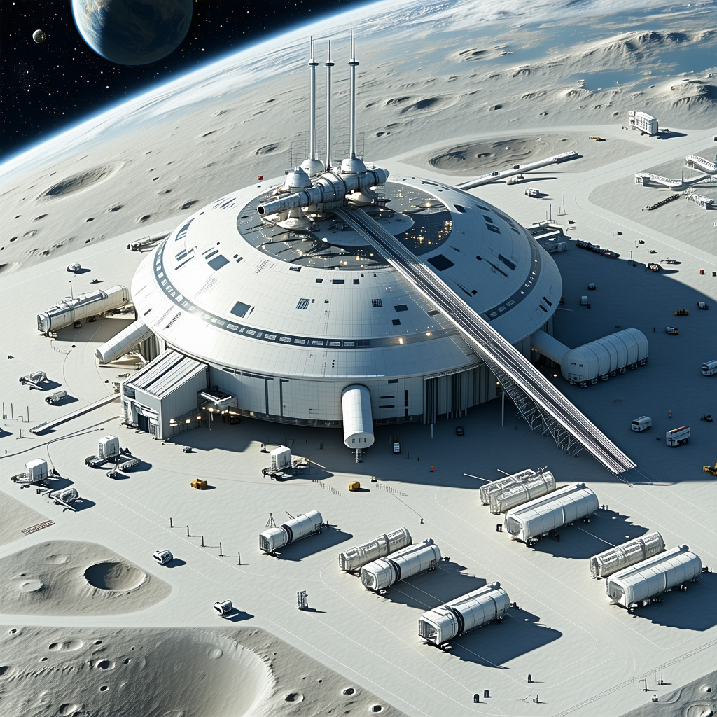 large white building situated white