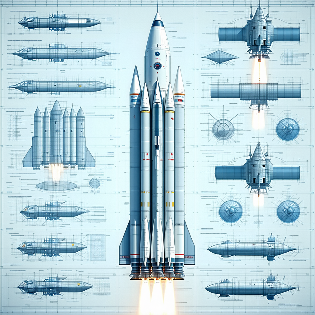 A Space Shuttle, Which Is The Main Focus Of The Scene