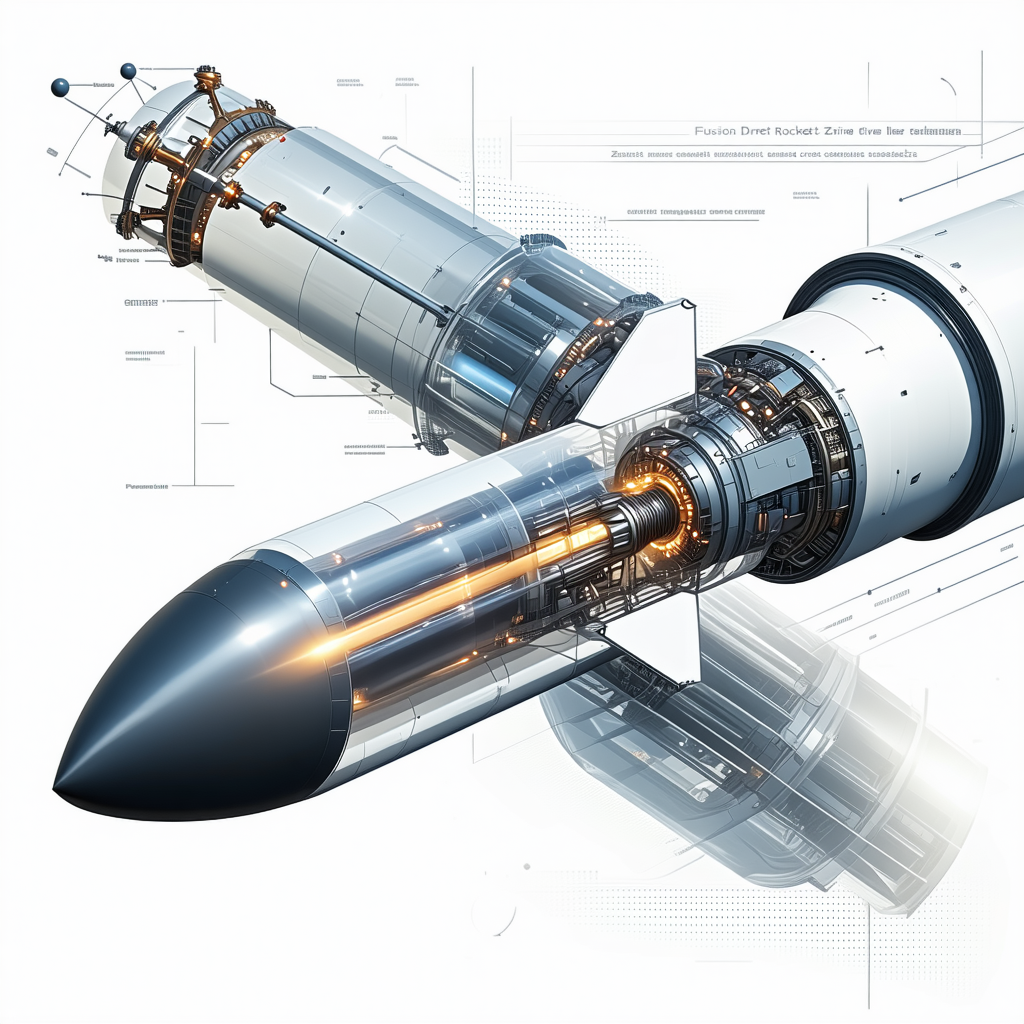 A Rocket Engine Is Shown In A Diagram, With The Engine's Components Labeled