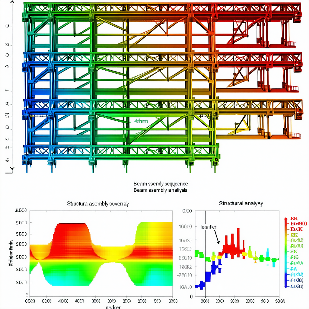 The Image Is A Graphic Representation Of A Building's Structural Components