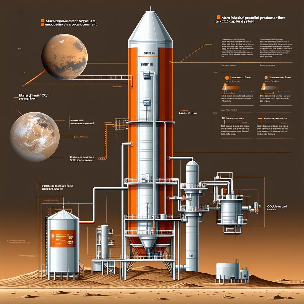 The Image Is A Detailed Illustration Of A Rocket Launch Facility