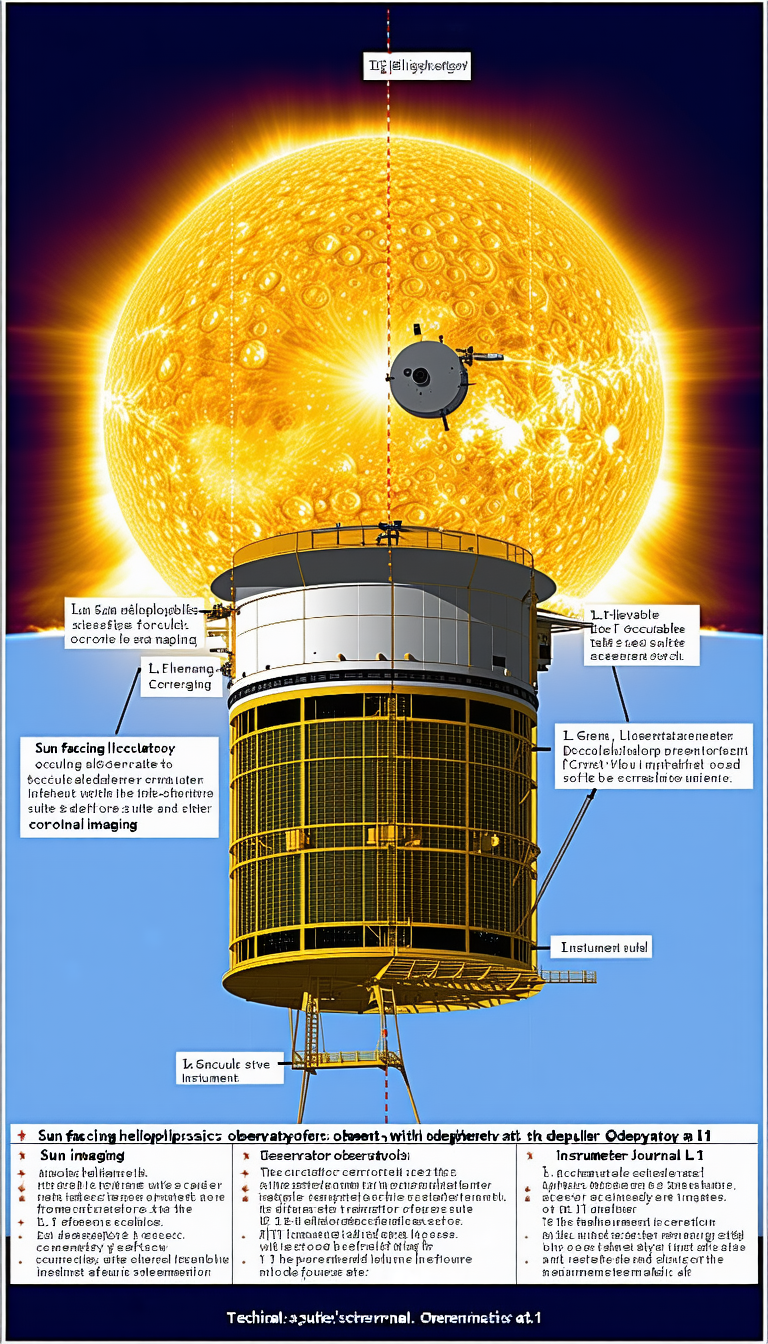 The Image Is A Diagram Of A Space Station, Showing The Various Components And Their Functions