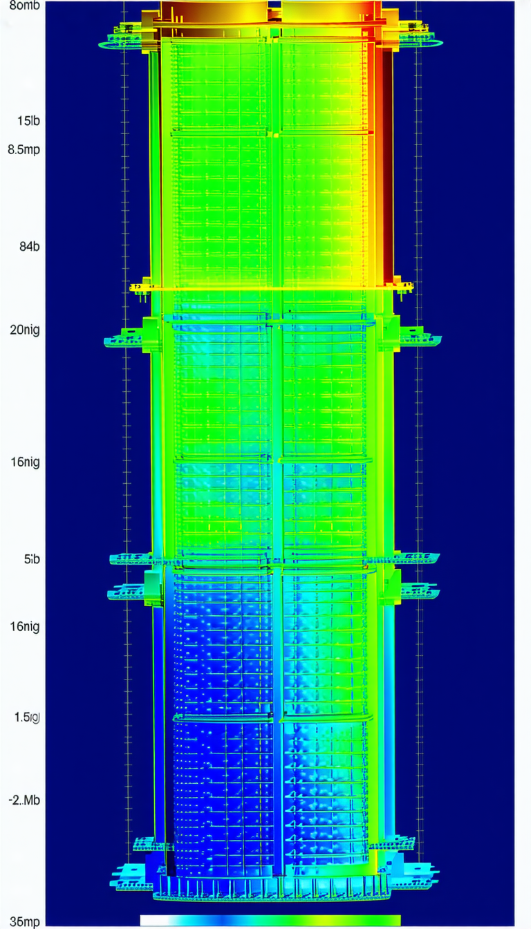A Large, Colorful Structure Is Shown In The Image