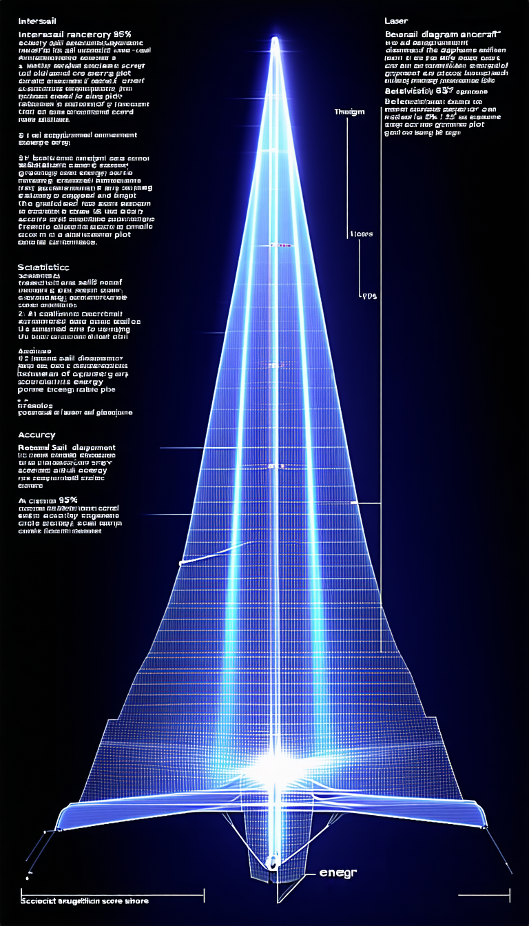 graphic representation light beam