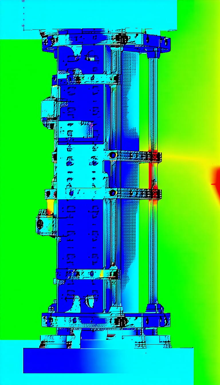 A Blue And White Object Is Shown In The Image
