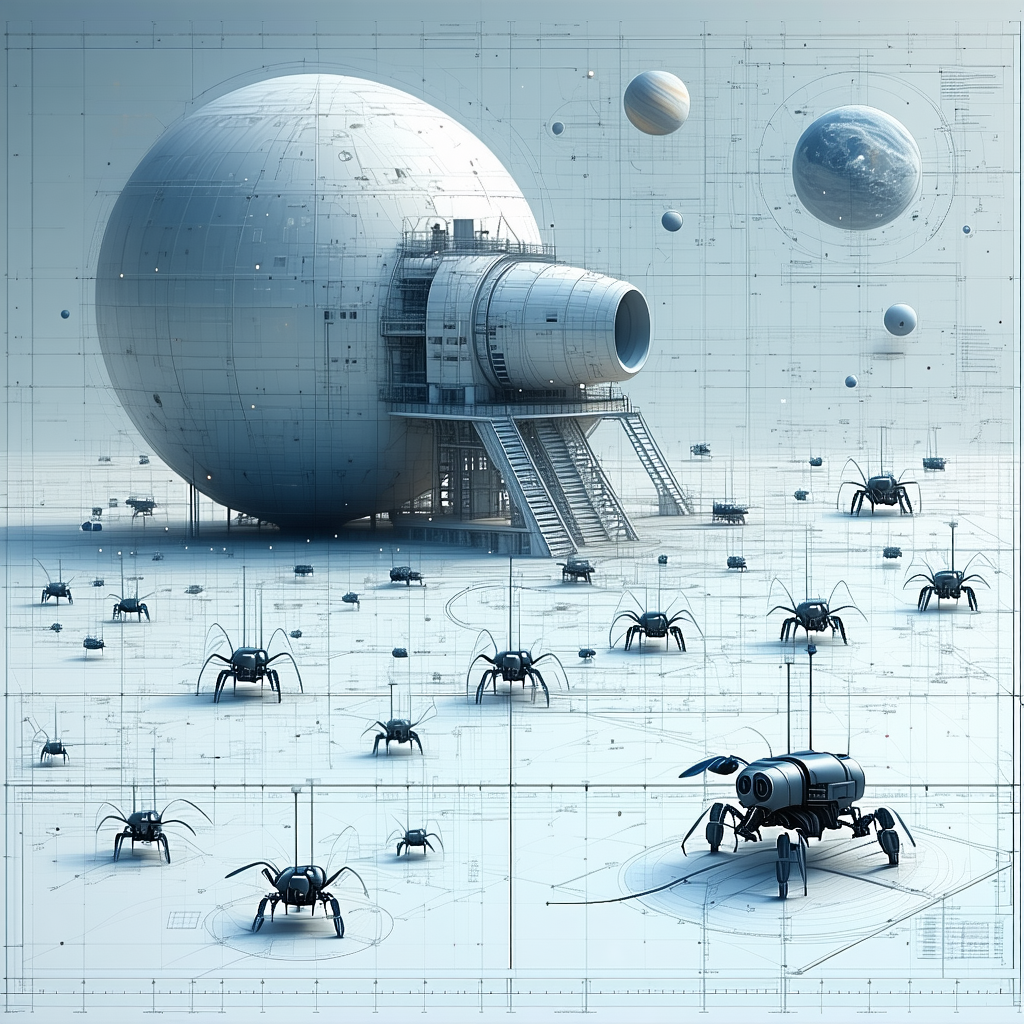 image, there large white sphere