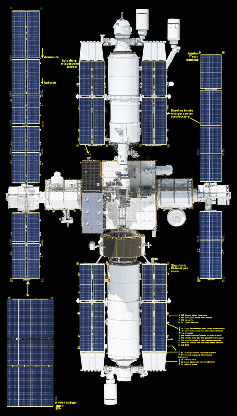 close-up spacecraft, likely space shuttle