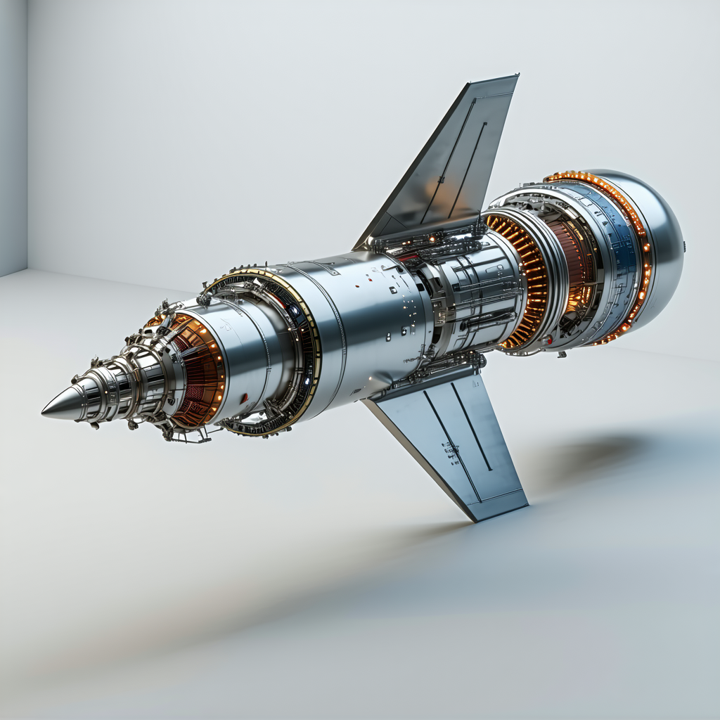 A Large Jet Engine With A Silver And Black Color Scheme