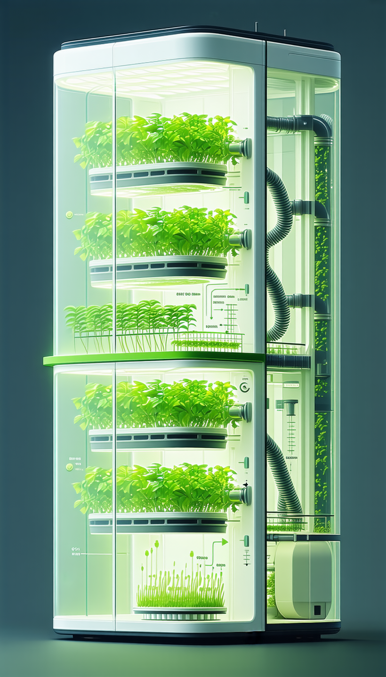 A Large Greenhouse Is Filled With Many Plants
