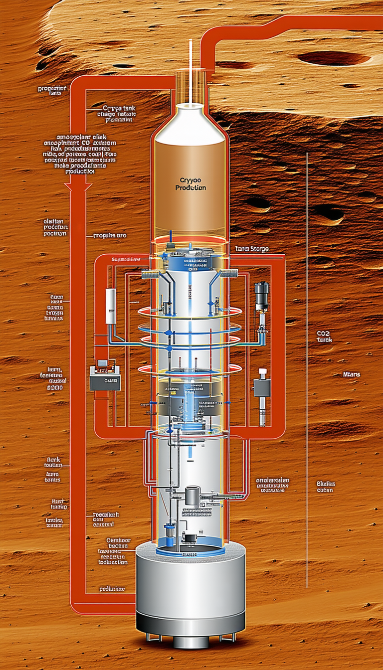 The Image Is A Diagram Of A Large Machine, Likely A Spacecraft, With Various Parts Labeled